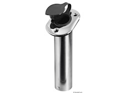 Portacanne incasso inox 42 mm 75°