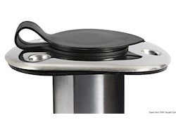 Portacanne incasso inox 42 mm 90°