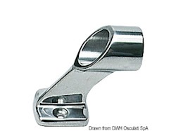 Centrale corrimano inox 25 mm