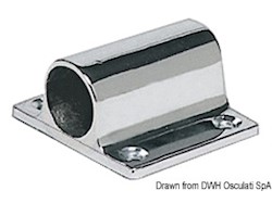 Boccola laterale ottone cromato 25 mm