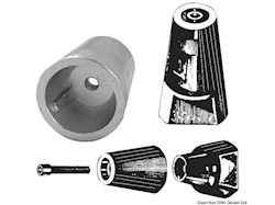 Ogiva asse elica con filetto standard