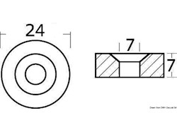 Anodo alluminio Mercury/Mariner