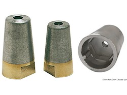 Dado+anodo Radice 50 mm Alluminio