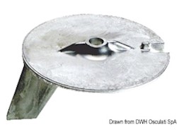 Anodo pinna Yamaha alluminio