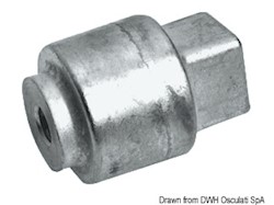 Anodo cilindro in zinco per Yamaha 80-300 HP