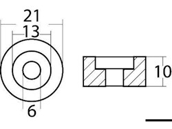 Anodo alluminio Suzuki fuoribordo