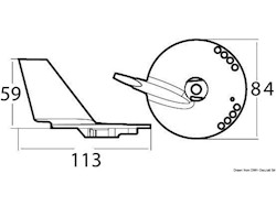 Pinna 70 HP 4T alluminio