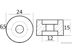 Anodo collettore 70/90/115 HP