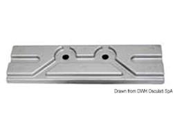 Anodo alluminio piastra FB Mercury/Mariner 150 HP