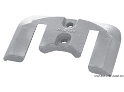 Anodo alluminio a placca Bravo