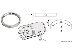 Kit anodi zinco VOLVO SailDrive 3 p.