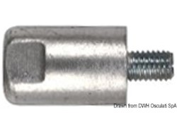 Anodo circolare in zinco