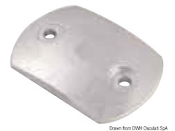 Piastra zinco bombata