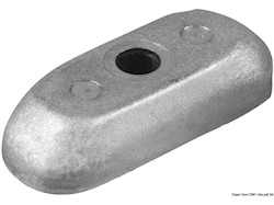 Piastrina in zinco 2-5 HP senza inserto con foro Ø 7