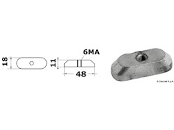Anodo piastrina Suzuki 9,9/15
