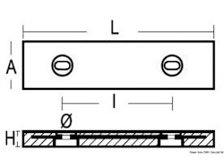 Anodo a bullone 2500 g