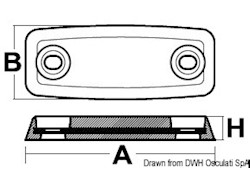 Anodo x piastra 282x110x35