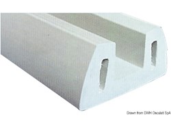 Profilo parabordo per cordonatura pontili, moli e pali ormeggio