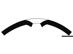 Profilo a “C” inox 20mm foro imbutito