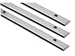 Profilo semitondo in acciaio inox AISI 316 lucidato a specchio