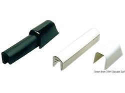 Angolare parabordo nylon nero