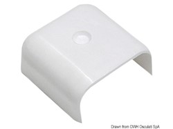 Terminale parabordo plastica bianca