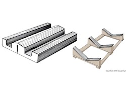 Profilo per bordatura di protezione invasature imbarcazioni