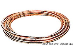 Tubo in rame cotto per afflusso carburante o gas liquido