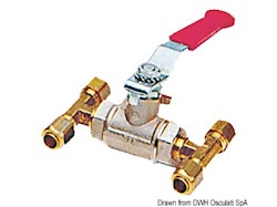 Rubinetto di emergenza bypass Vetus