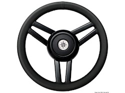 Volante Ghost 3 razze Ø mm 350 pelle nera