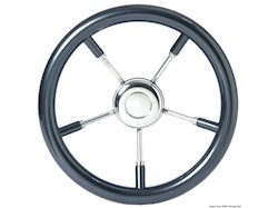 Volante mm 350 cubicato carbonio