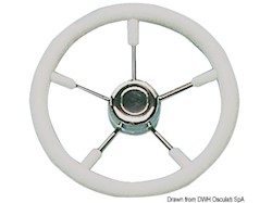 Volante mm 320 bianco