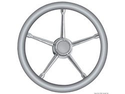 Volante A inox/grigio 350 mm