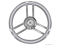 Volante C inox/grigio 350 mm