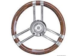 Volante C inox/radica 350 mm