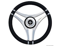 Volante IMPACT carbon look Ø 350 mm razze acciaio