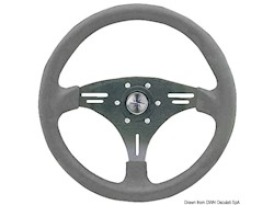 Volante Manta grigio 355 mm