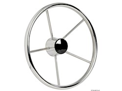 Volante inox 5 razze 420 mm