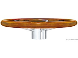 Volante corona in teak mm 350