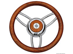 Volante Bliz legno opaco teak