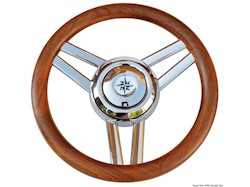 Volante Magnifico 3 razze Ø mm 350 teak