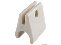 Piastrina per stecche da corrimano