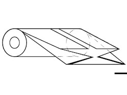Termoretraibile PE bianco UV 0,20 x 600 L=50 m