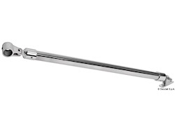 Kit bracci sostegno inox 25 mm