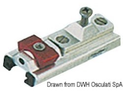 Supporto a parete per rotaia da mm 25x4