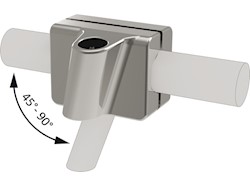 Basi DX-SX acciaio inox fissaggio su pulpito sistema Mickey