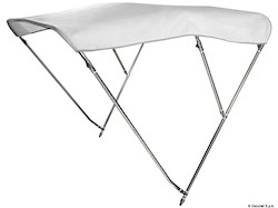 Tendalino 3 archi Inox alto cm 170/180 bianco