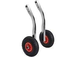 Ruote alaggio per gommoni 180kg, tipo ribaltabile