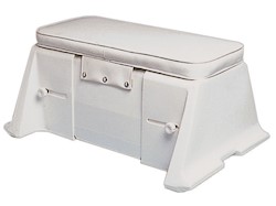 Cassapanca per gommoni e pram di servizio 2,30 m / 3,30 m