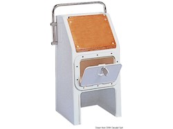 Plancia guida con inserto in mogano